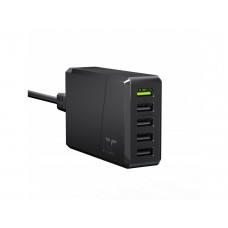 Įkrovimo stotelė 5xUSB 4x2.4A, 1.5A 52W Greencell